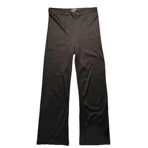 American Apparel Ribbed Leggings Black Womens Medium Cropped